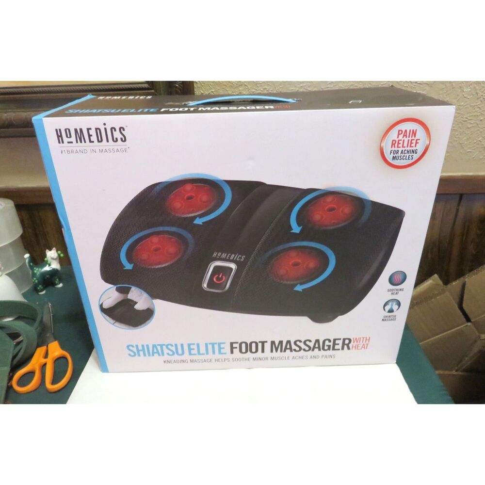 Homedics Shiatsu Elite Foot Massager with Heat - NIB